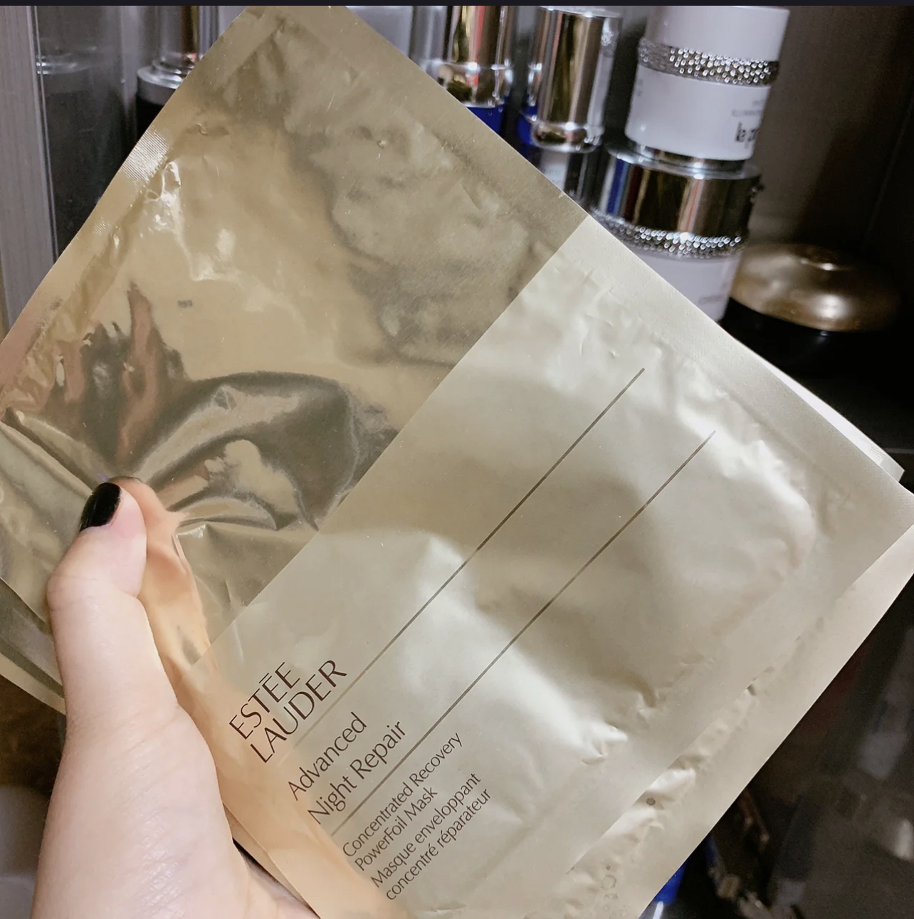 Estee lauder - 再生基因雙層銀箔修護鋼鐵俠面膜 4塊