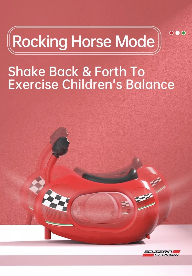 法拉利4合1多功能滑板車