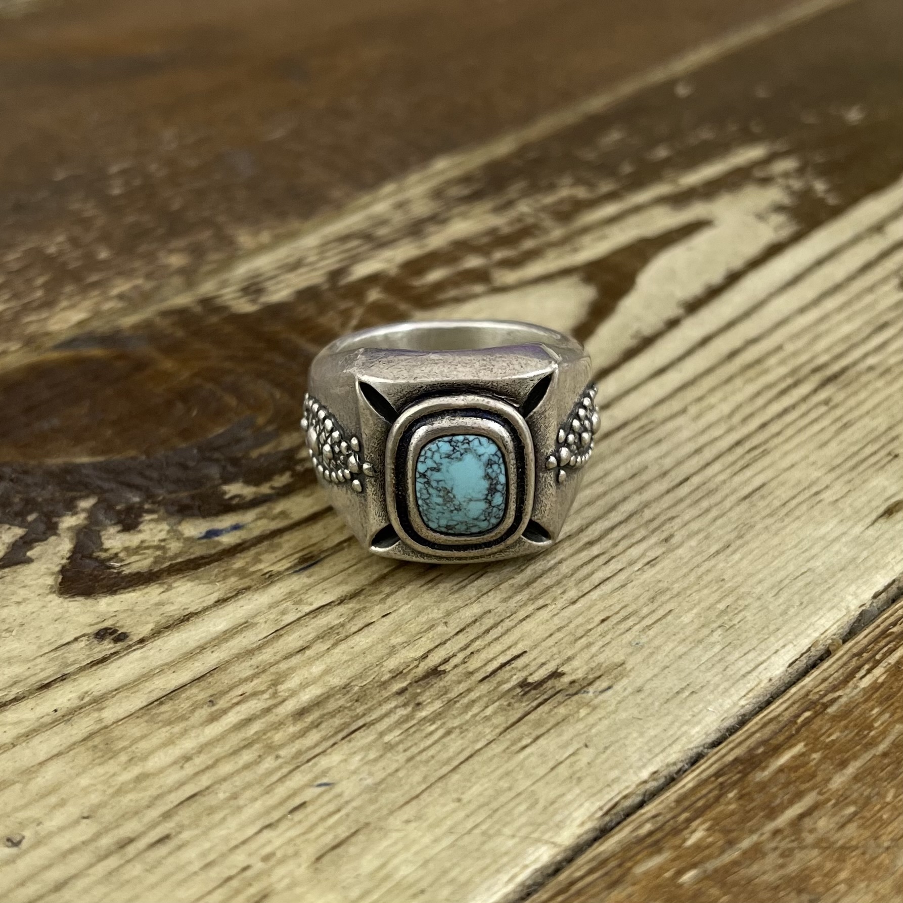 FateCo 方形松石戒（特別訂製款）