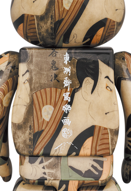 BEETLE BE@RBRICK 東洲齋寫樂三代目大谷鬼次の奴江戸兵衛浮世繪