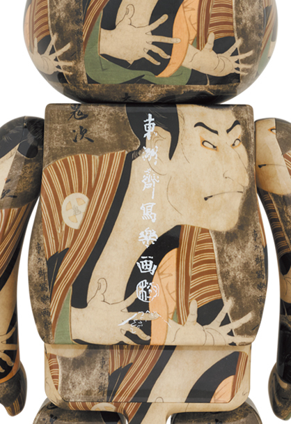 BEETLE BE@RBRICK 東洲齋寫樂三代目大谷鬼次の奴江戸兵衛浮世繪