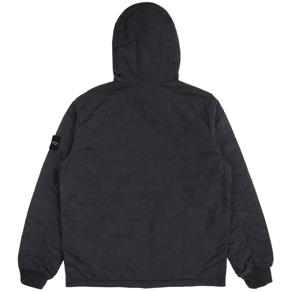 Stone Island  100% 聚酰胺 雙面連帽運動外套  墨水黑