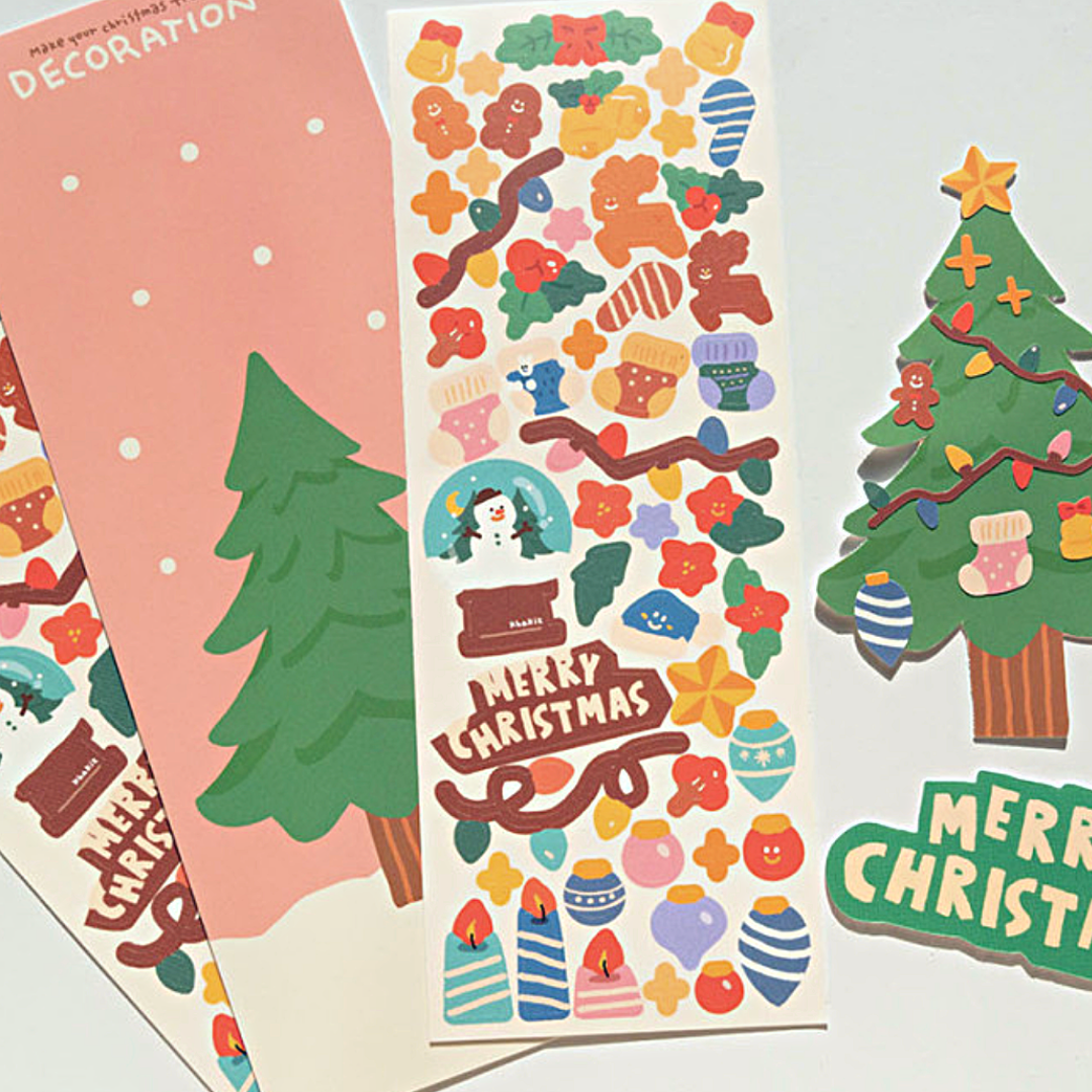 Khakiz Sticker－Christmas Decoration (Korean Stationery Brand)