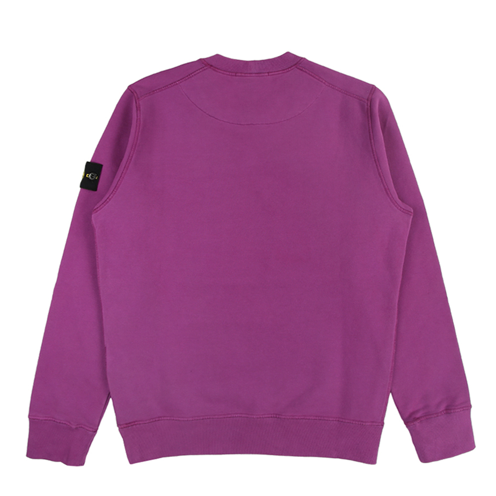 Stone Island  100％純棉 長袖 衛衣 大學T 紫色