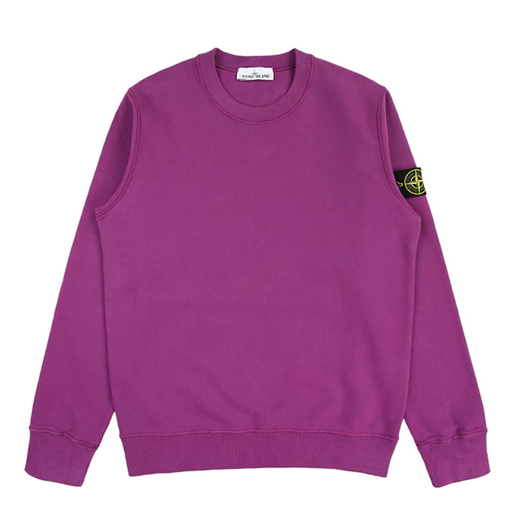 Stone Island  100％純棉 長袖 衛衣 大學T 紫色