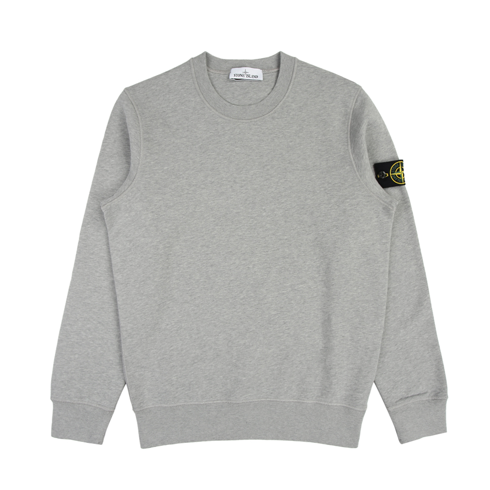 Stone Island  100％純棉 長袖 衛衣 大學T 灰色