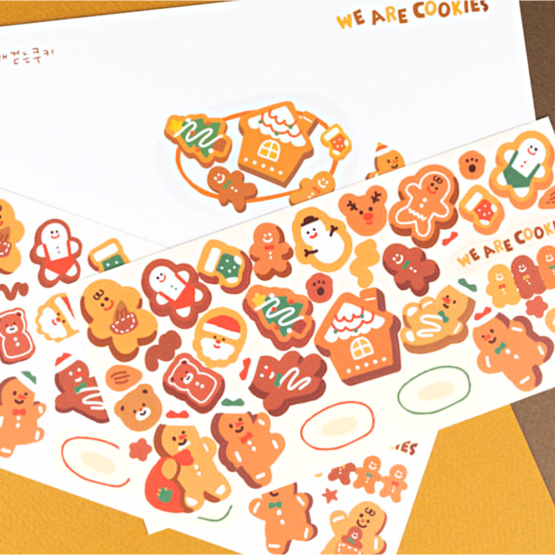 Khakiz Sticker－We are Cookies (Korean Stationery Brand)