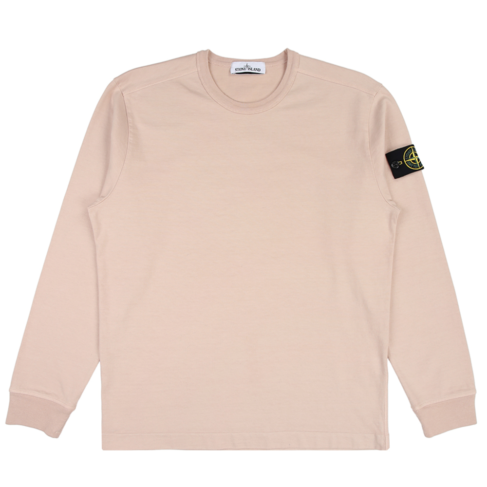 Stone Island  100％純棉 長袖 衛衣 大學T 玫瑰粉