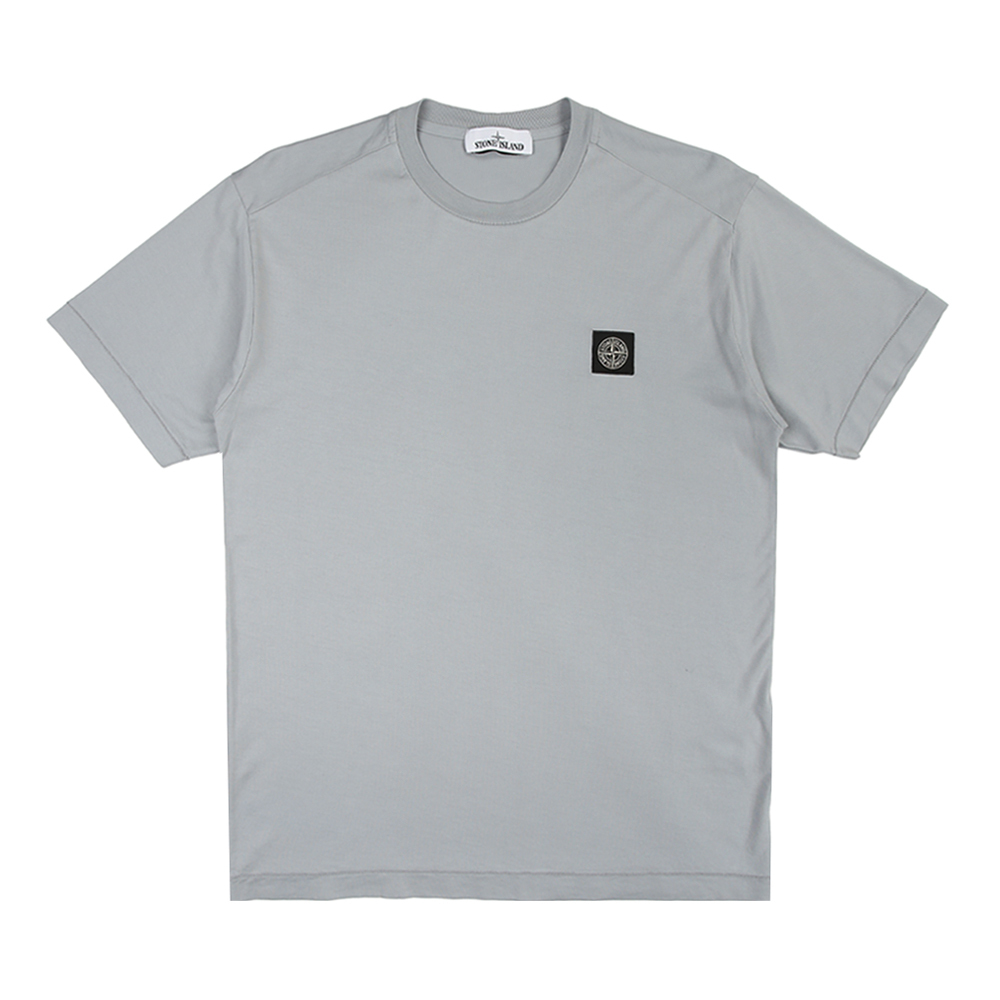 Stone Island  刺繡 羅盤LOGO  T恤 短袖 珍珠灰