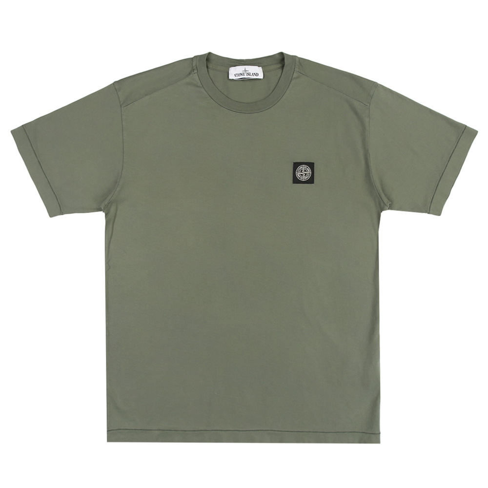 Stone Island  刺繡 羅盤LOGO  T恤 短袖 鼠尾草綠