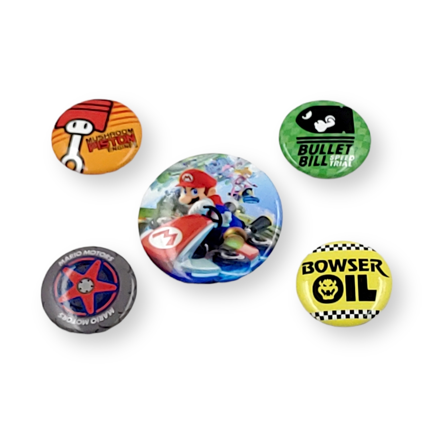 <任天堂>瑪利奧賽車襟章套裝