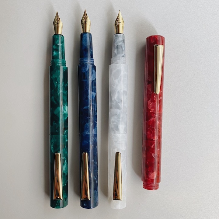 大理石紋短鋼筆｜日本HIGHTIDE