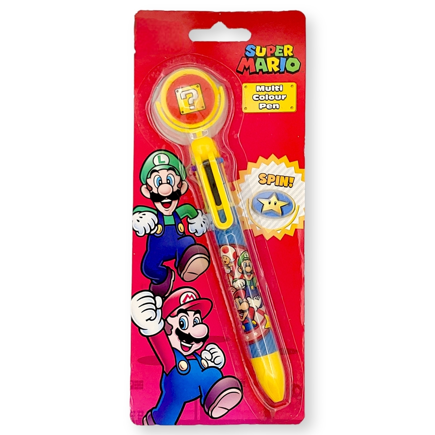 <任天堂>瑪利奧6色筆
