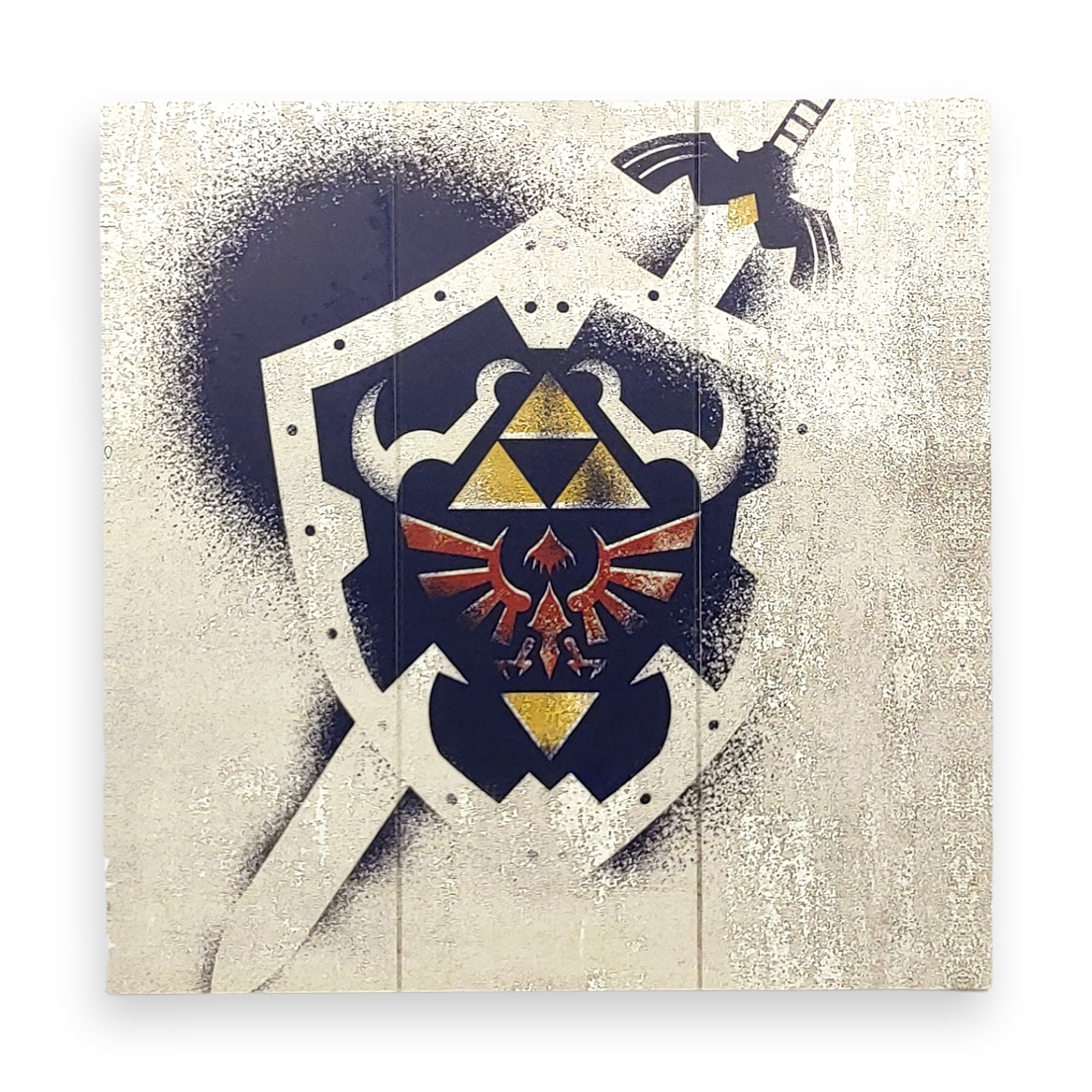 <薩爾達傳說ZELDA>木制掛畫(勇者之盾)