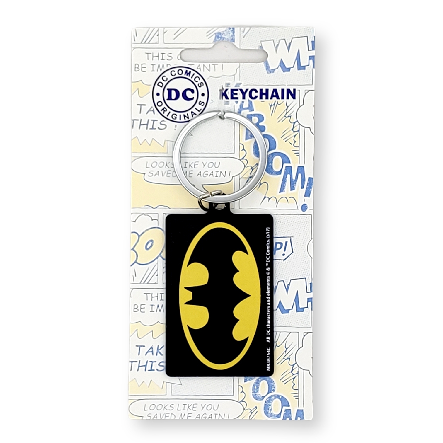 <蝙蝠俠>標誌金屬鎖匙扣