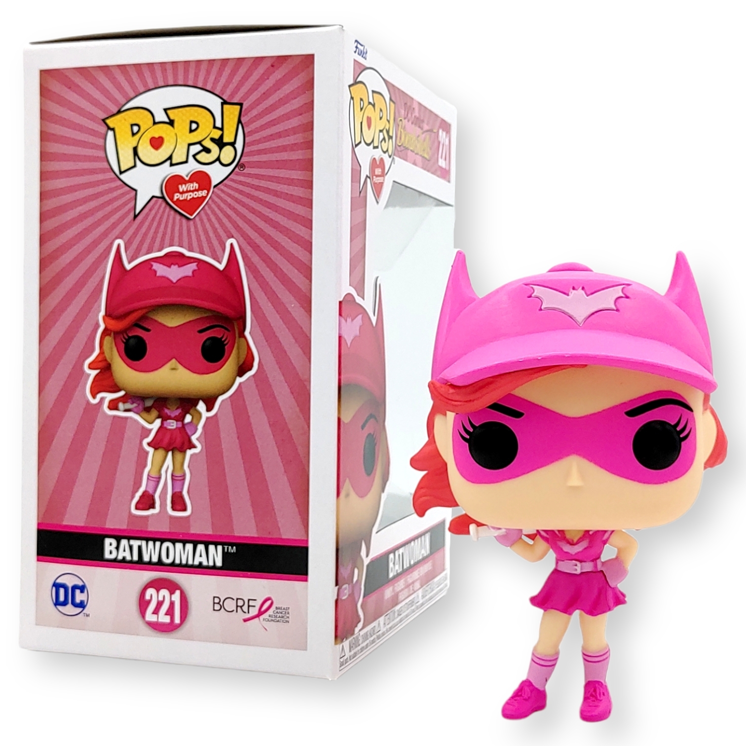 FUNKO POP<DC Comic>蝙蝠女俠(粉紅BCA版)-NO.221