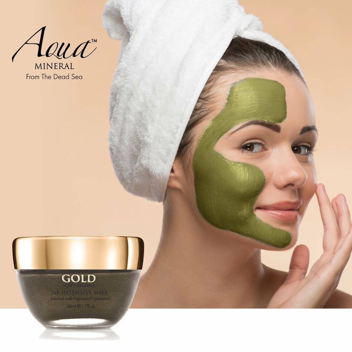 Aqua Mineral 24K強效滋養面膜 50ml