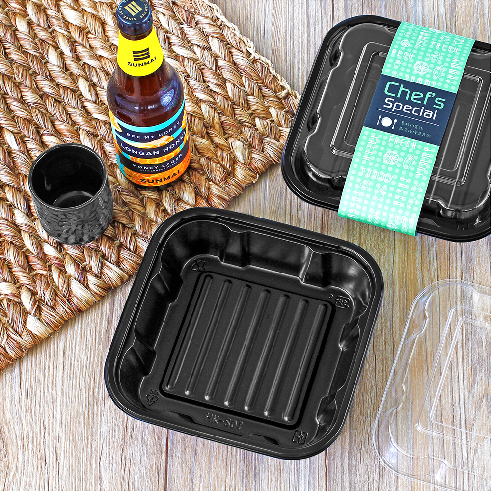 塑膠方型便當盒 1000ml 11號