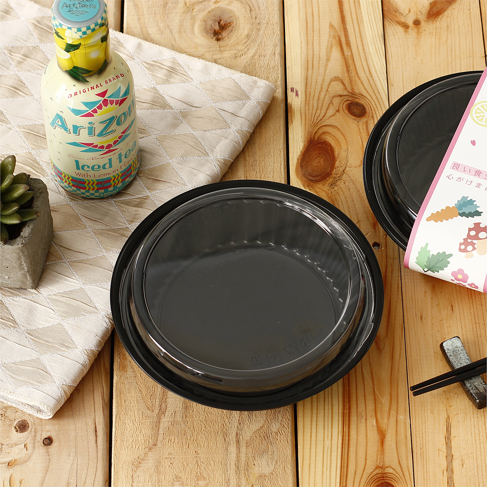 塑膠圓型便當盒 700ml 21號