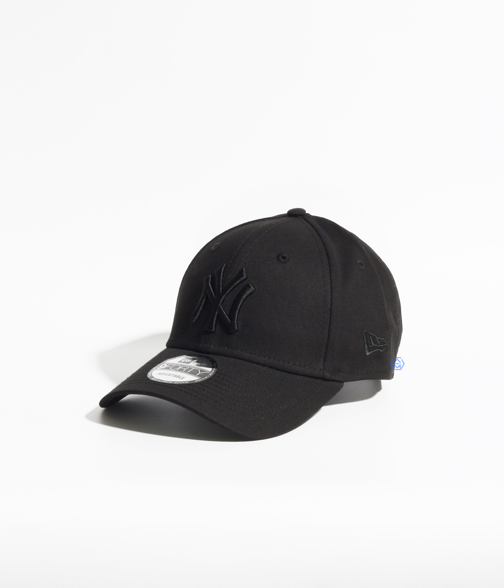 New Era 9Forty Cap NY 黑底 黑Logo棒球帽