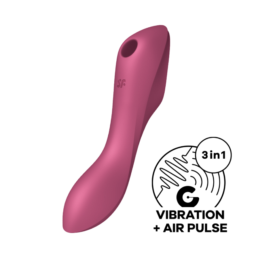 德國Satisfyer Curvy Trinity 3 陰蒂吸吮+震動按摩棒