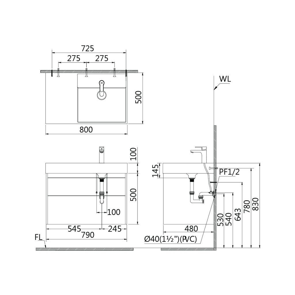 凱撒 浴櫃組推薦型號 LF5384,EH05384DW/DW1/BT840C 菲雅辛斯浴櫃組