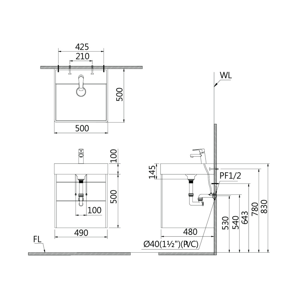 凱撒 浴櫃組推薦型號 LF5380,EH05380DW/DW1/BT840C 檯面式瓷盆浴櫃組