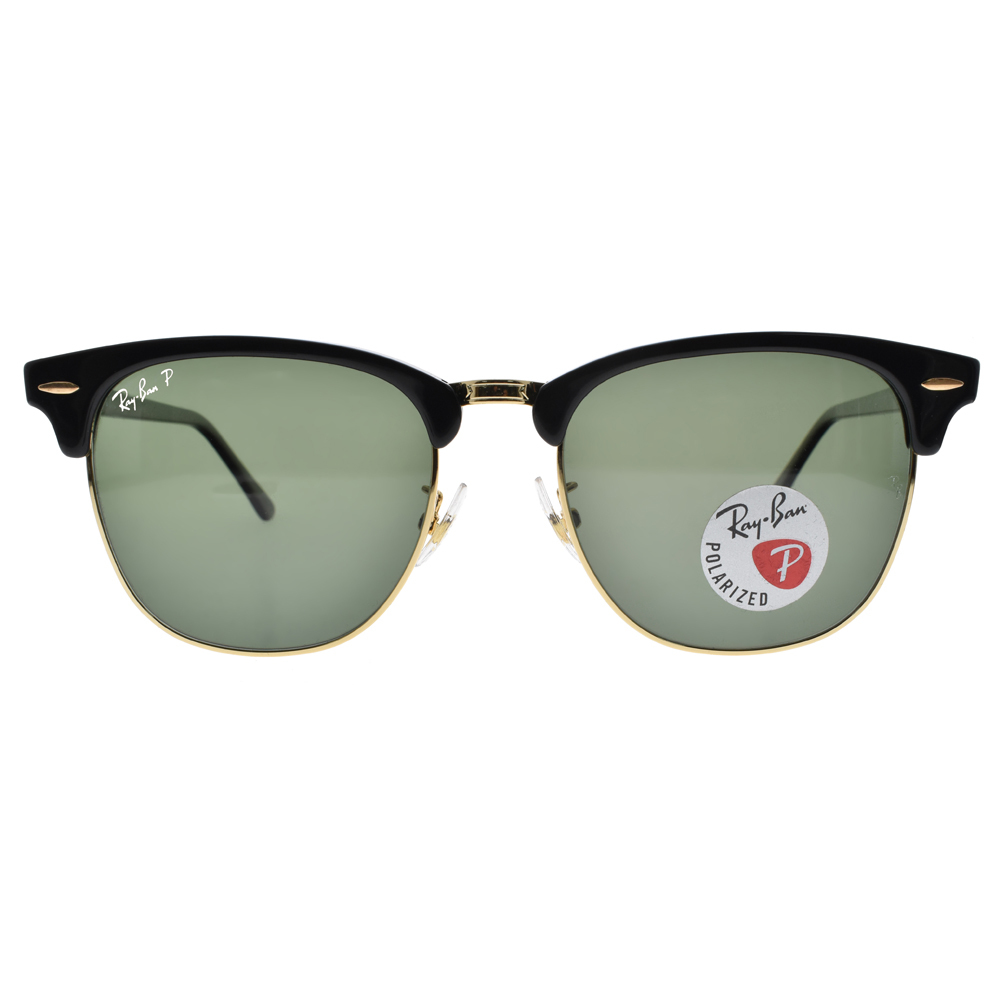 【RayBan】RB3016F 90158-55mm  超夯Clubmaster經典眉框太陽眼鏡