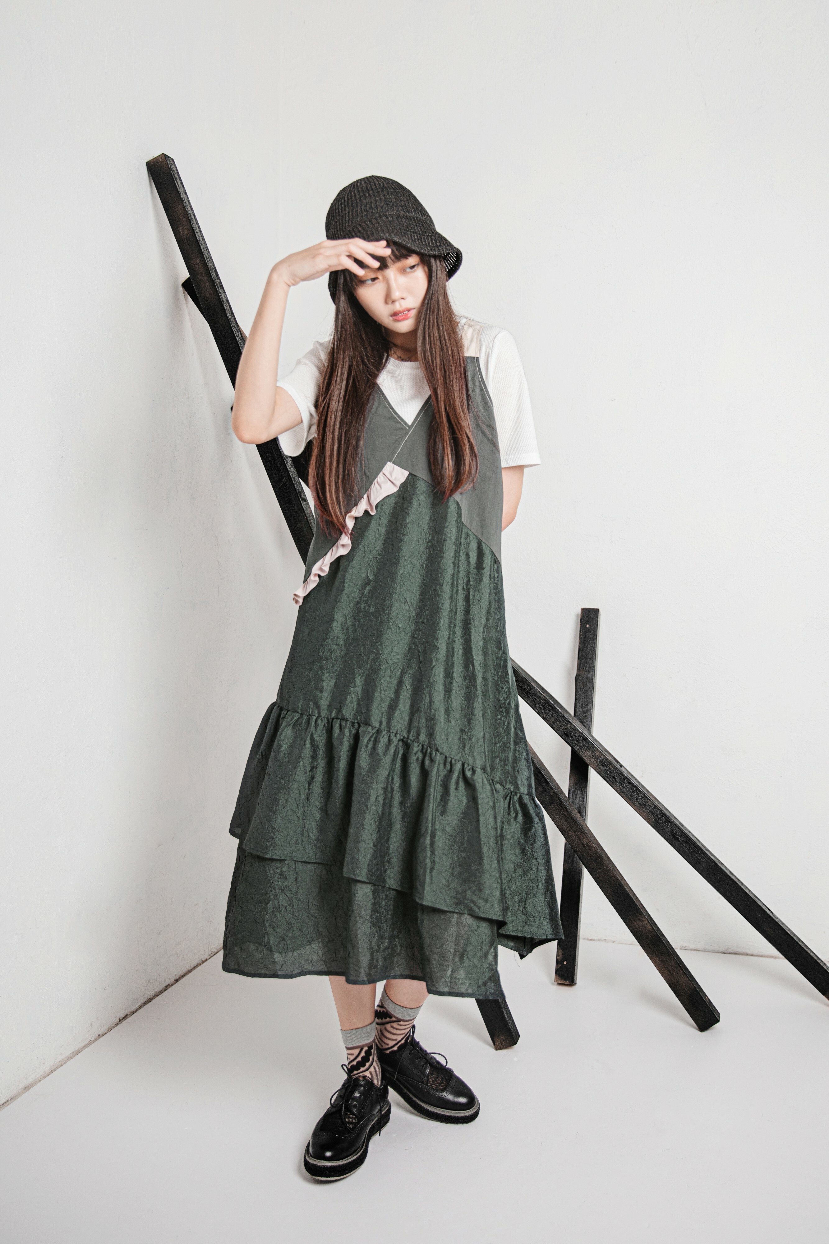 Color Mixed Dress - D060E