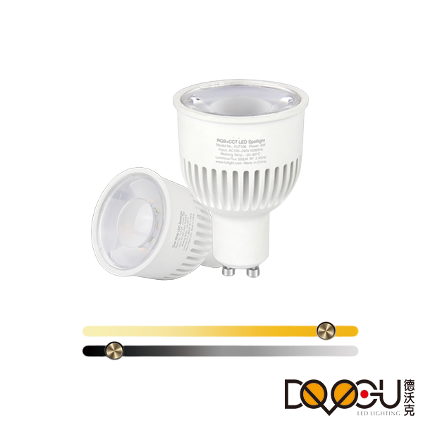 智能雙色燈泡 GU10 6W DV107