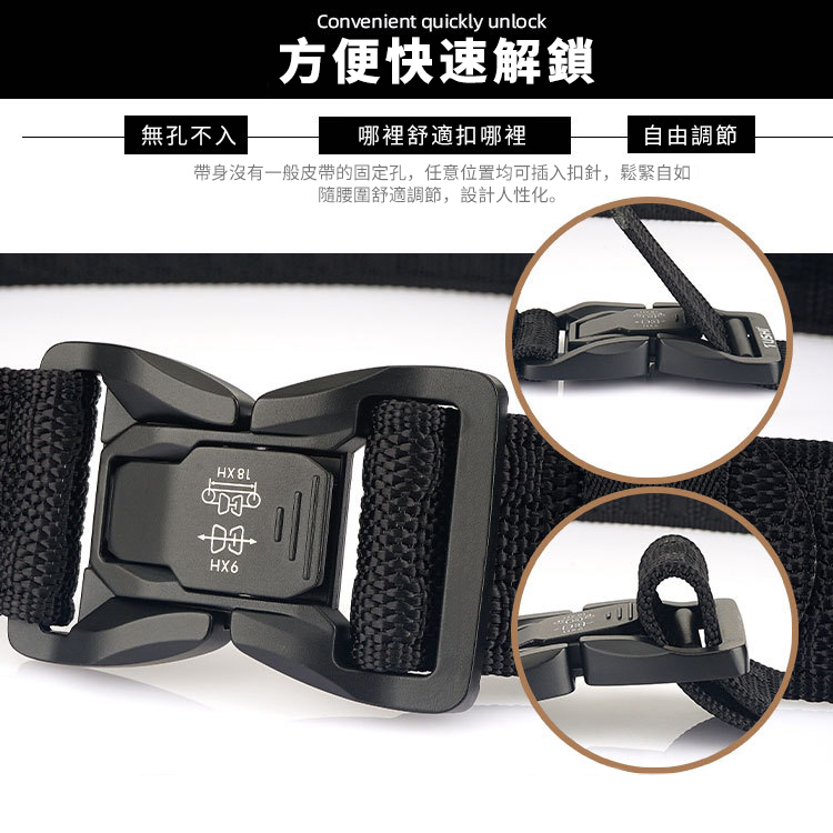【整個江湖都任我闖｜快速插扣戰術腰帶】