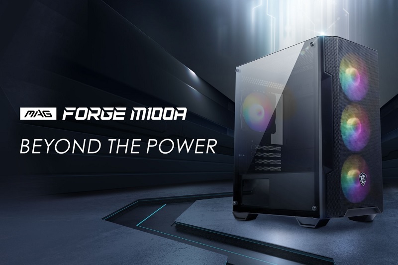 米特3C數位–MSI 微星 MAG Forge M100A 壓克力透側機殼/Micro ATX