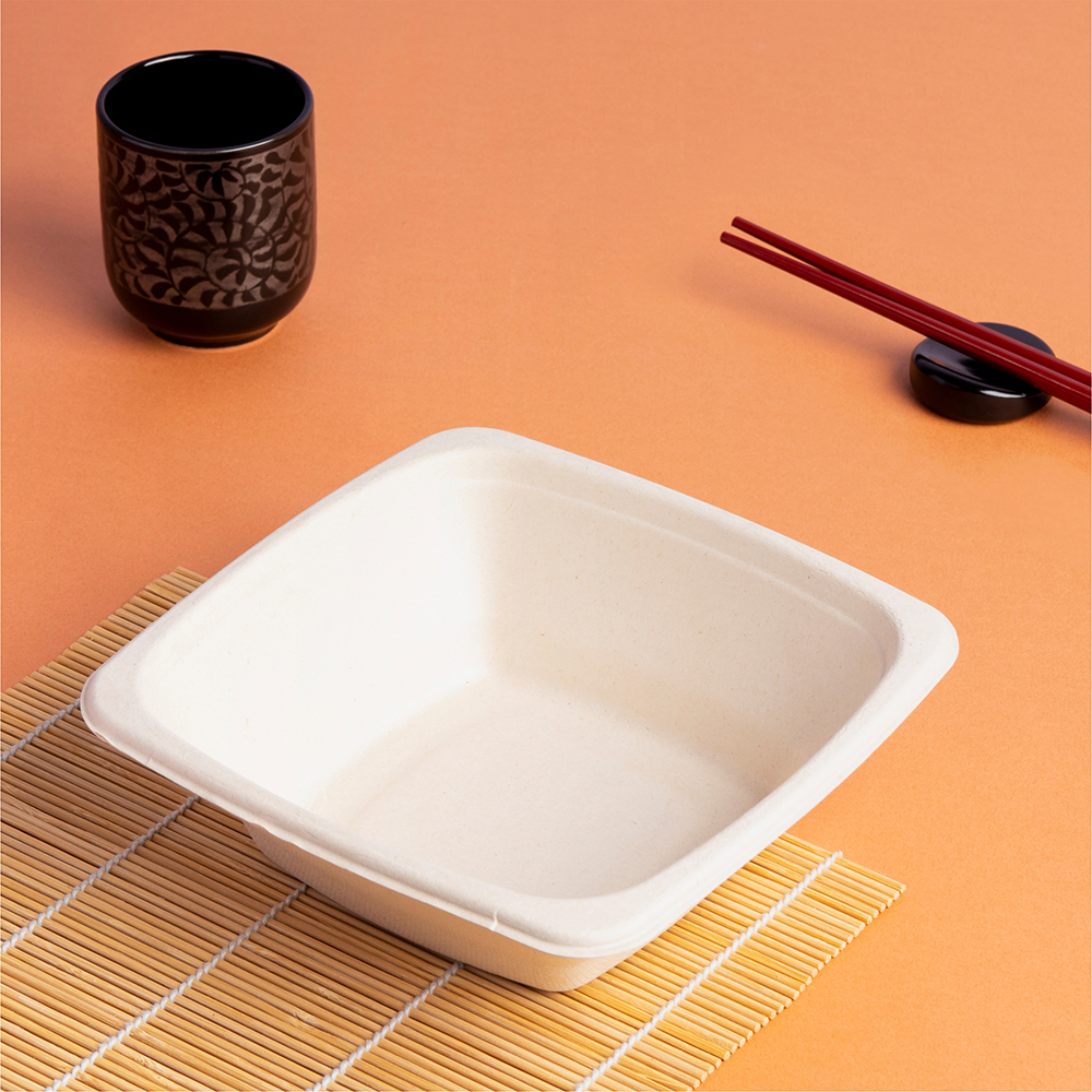 植纖方形碗 24oz 41號