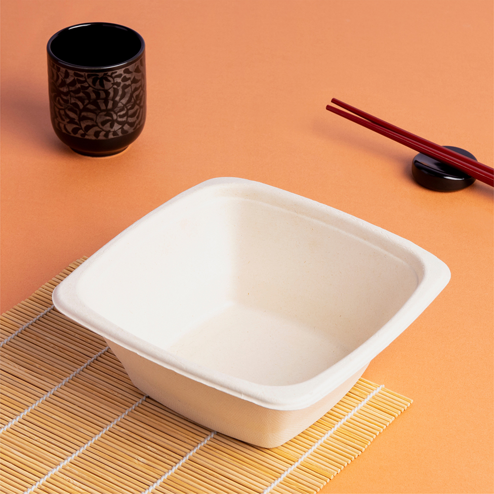 植纖方形碗 32oz 42號