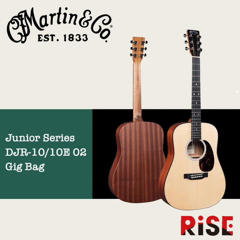 Martin DJR-10/10E 02 Sitka 全單板 38吋 旅行吉他