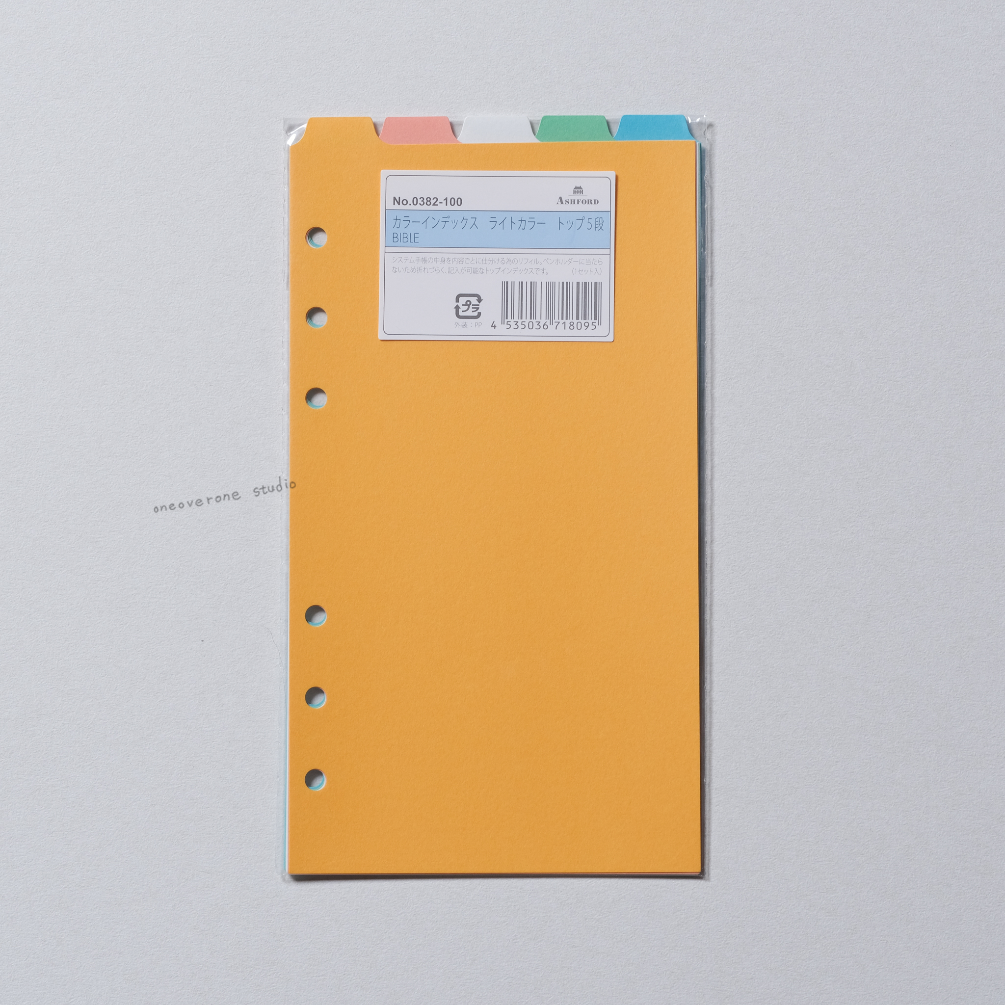 強化紙INDEX板/BIBLE/ASHFORD/JAPAN