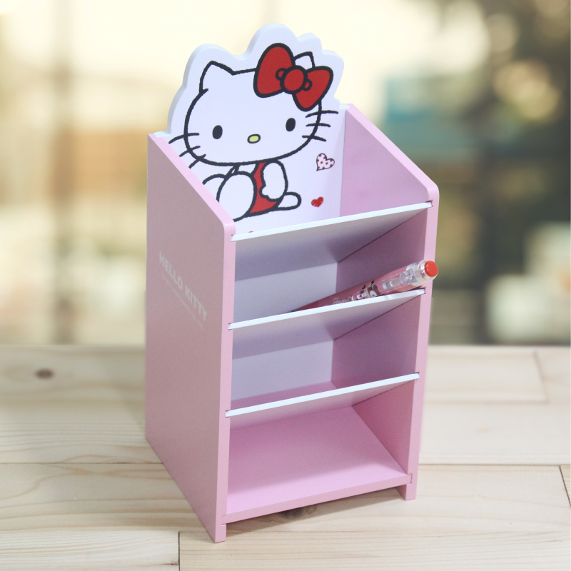 三麗鷗斜口收納盒-HELLO KITTY.美樂蒂.雙子星.布丁狗