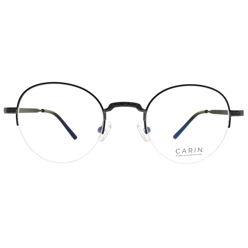【CARIN】RIGBY (三色) 文青圓形半框光學眼鏡