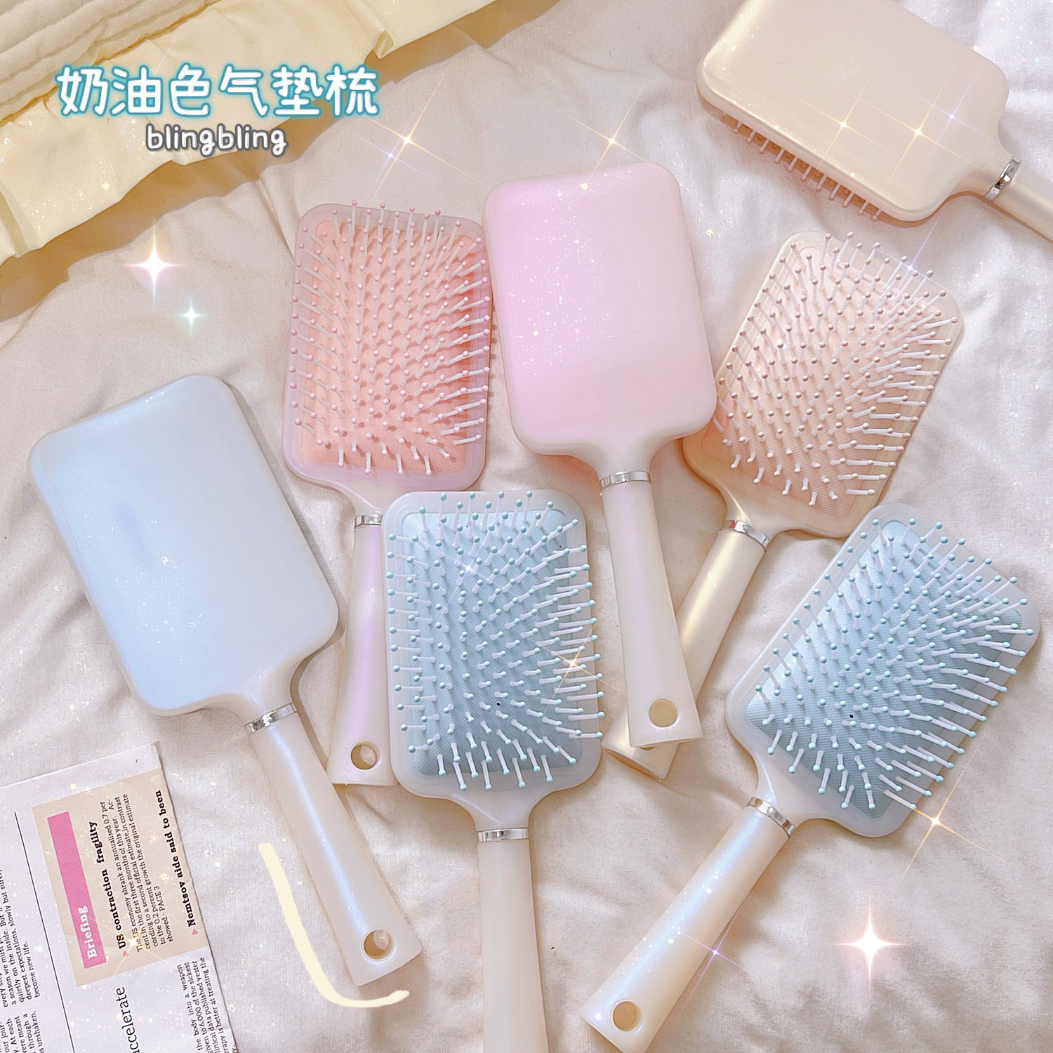 Mermaid Colour Air Cushion Massage Comb