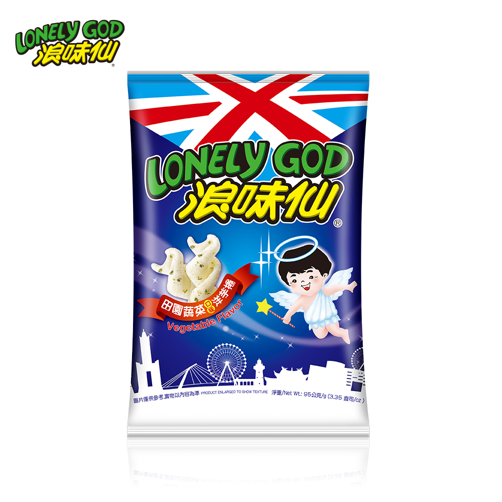 LONELY GOD 浪味仙 經典田園蔬菜 95g【植物五辛素】