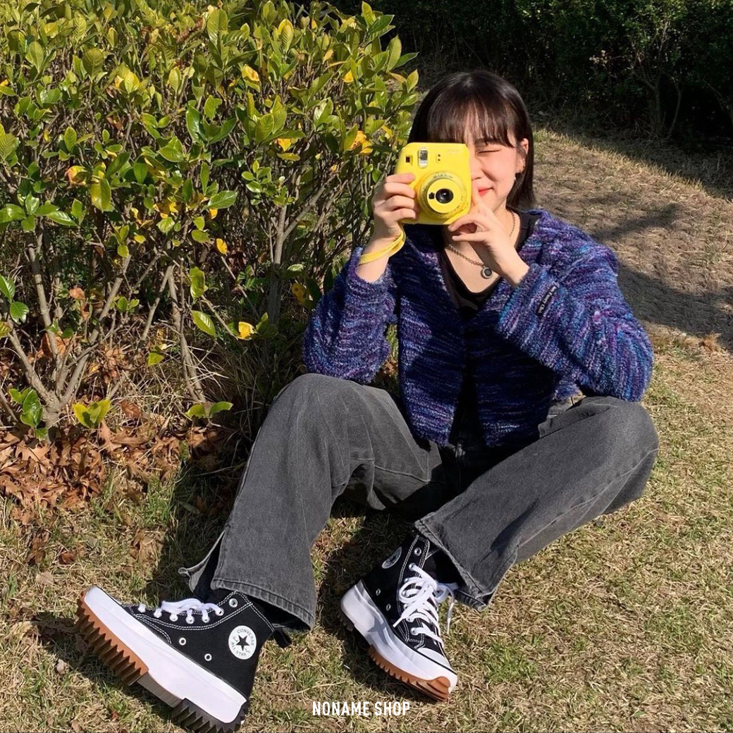 💥出清特價💥 CONVERSE Run Star Hike 鋸齒鞋 高筒 厚底鞋  JW 平民款 黑