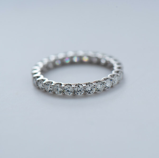 18K 2.3mm Full Eternity Ring
