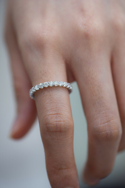 18K 2.3mm Full Eternity Ring