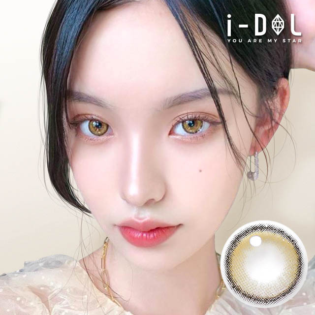 [月拋] I-DOL ROZE AIRY 月拋彩妝隱形眼鏡｜每盒1片 (OLIVE GREEN)