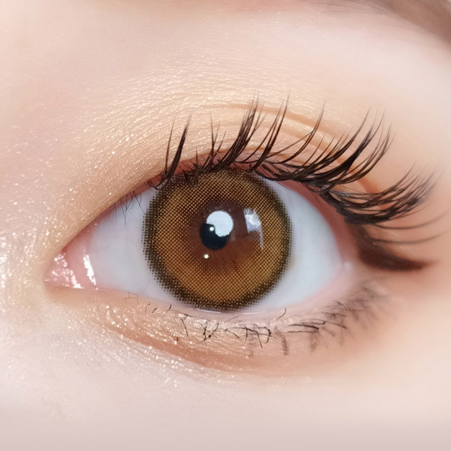 [月拋] I-DOL ROZE AIRY 月拋彩妝隱形眼鏡｜每盒1片 (PUMPKIN BROWN)