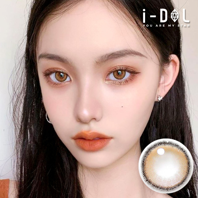 [月拋] I-DOL ROZE AIRY 月拋彩妝隱形眼鏡｜每盒1片 (PUMPKIN BROWN)