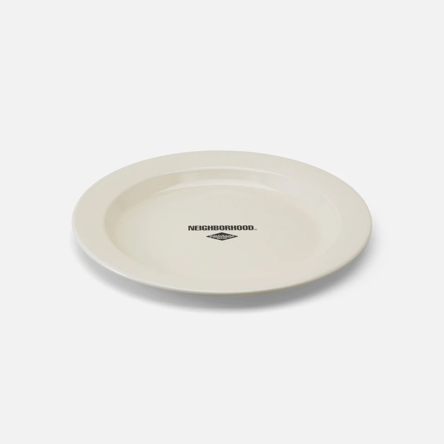 -(C017)-NEIGHBORHOOD PLATECHAMP PC.F30/EN-PLATE 搪瓷塗層 鐵盤 30CM-221ROPVN-AC03