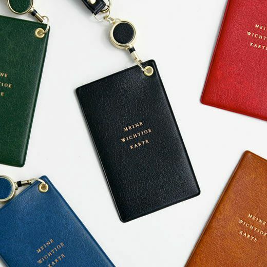 經典皮質 伸縮票卡夾 證件夾｜日本HIGHTIDE