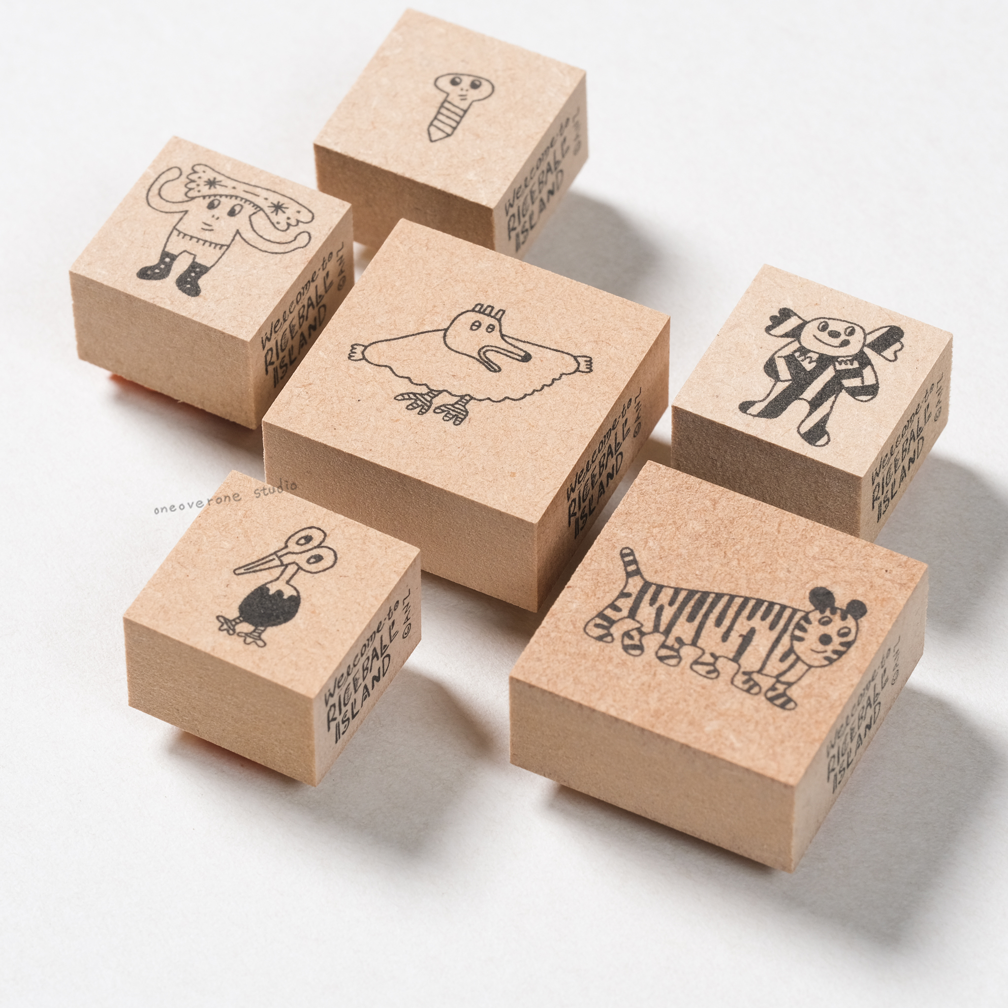 插畫家ANZ橡皮木頭章/SANBY x ANZ/日本