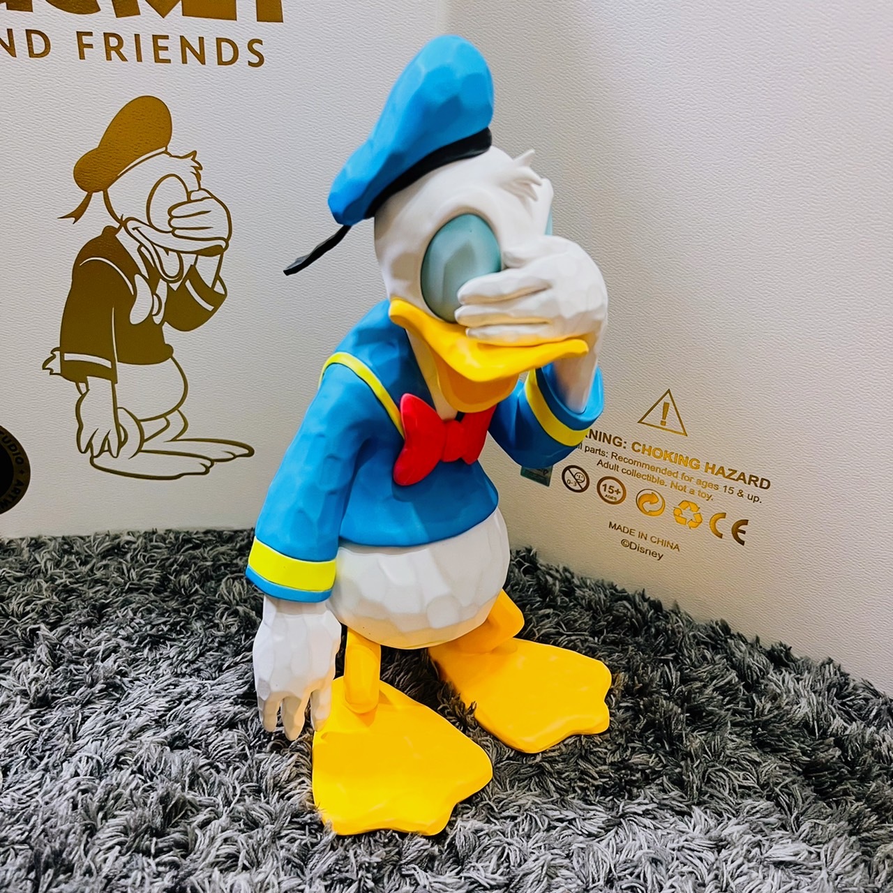 MGL TOYS x POP SUNDAY 木雕塑家 唐老鴨 公仔 限量款 現貨